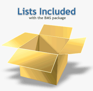 Blacklist Mastering System Packaged Lists